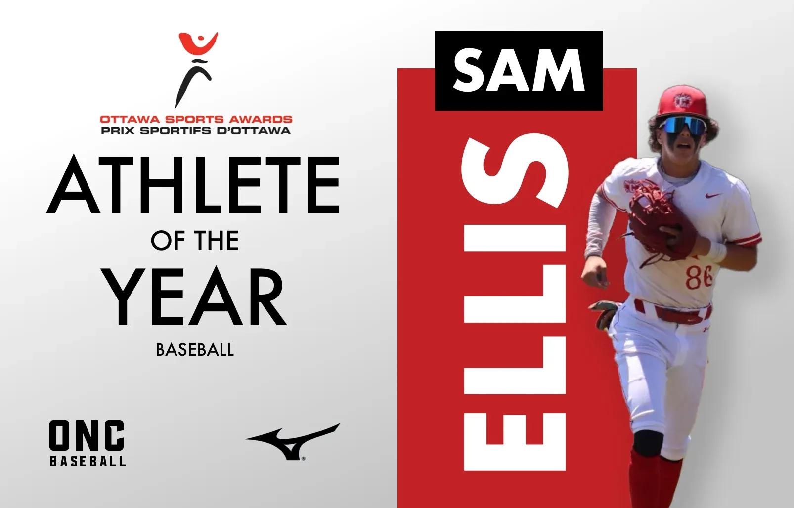 Sam Ellis Crowned Ottawa Sports Awards Male Athlete of the Year for Baseball